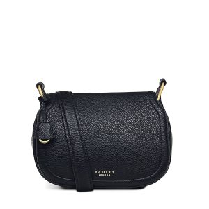 Radley London Women's York Walk Medium Flapover Cross Body Bag - Black- H5547001