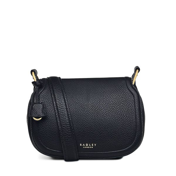 Radley London Women's York Walk Medium Flapover Cross Body Bag - Black- H5547001