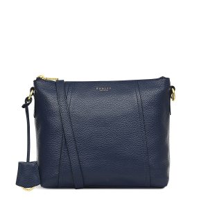 Radley London Women's Wood Street 2.0 Medium Zip-Top Cross Body Bag - Navy- H5558401