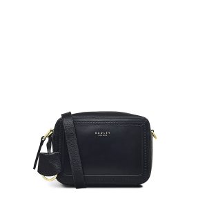 Radley London Women's Marston Mews Mini Zip Around Crossbody - Black- H7145001