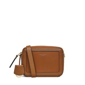Radley London Women's Marston Mews Mini Zip Around Crossbody - Tan- H7145216