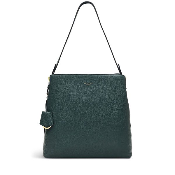 Radley London Women's Dukes Place Large Zip-Top Shoulder - Green- H7285301