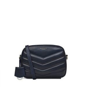 Radley London Women's Gordon Road Mini Ziptop Crossbody - Navy- H7459401