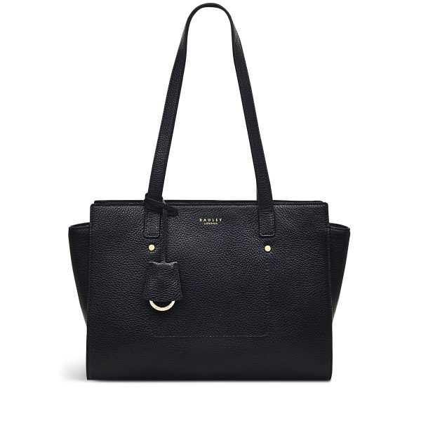 Radley London Women's Buxton Avenue Medium Zip-Top Shoulder - Black- H7460001