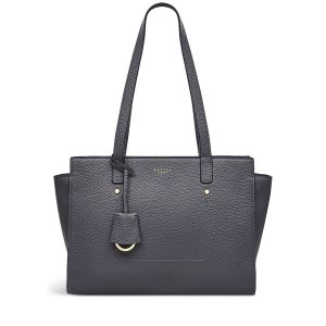 Radley London Women's Buxton Avenue Medium Zip-Top Shoulder - Grey- H7460041