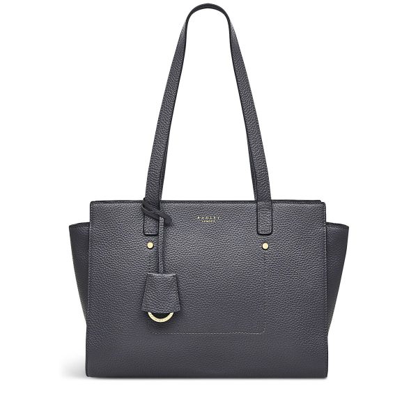 Radley London Women's Buxton Avenue Medium Zip-Top Shoulder - Grey- H7460041