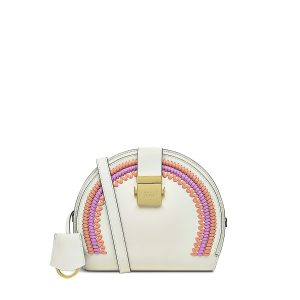 Radley London Women's Newport Street - Stitch Small Ziptop Crossbody - White- H7500109