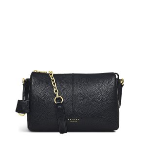 Radley London Women's Hillgate Place - Chain Small Zip-Top Cross Body - Black- H7574001