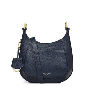 Radley London Women's London Pockets 2.0 - Grain Small Zip-Top Cross Body - Navy- H7584401