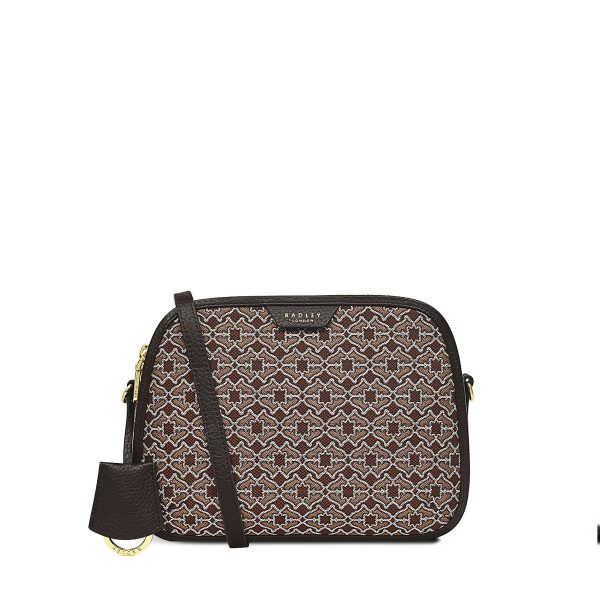 Radley London Women's Dukes Place - Heirloom Medium Zip-Top Cross Body - Brown- H7601205