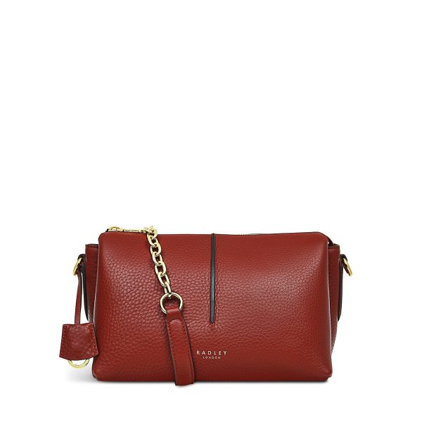 Radley London Hillgate Place - Chain Small Ziptop Crossbody - Red- H7872939