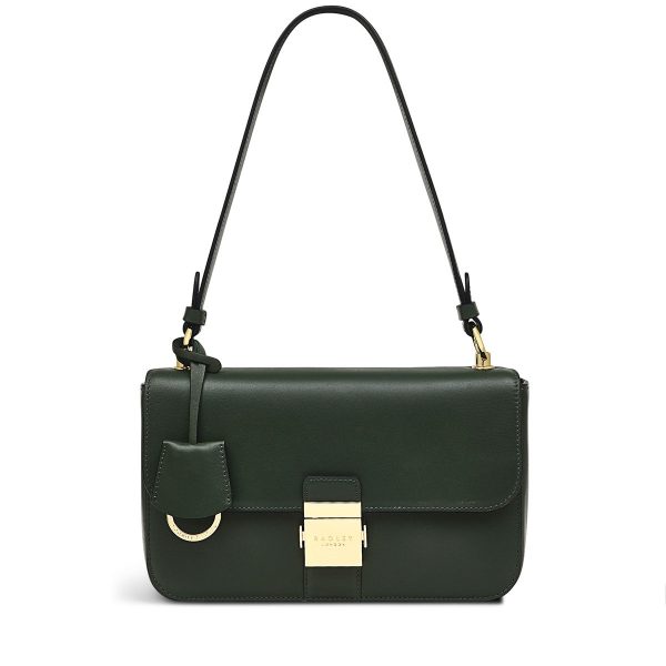 Radley London Hanley Close Medium Flapover Shoulder - Green- H7881305