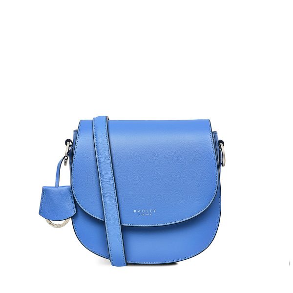 Radley London Liverpool Street 2.0 Medium Flapover Cross Body - Blue- H7896495