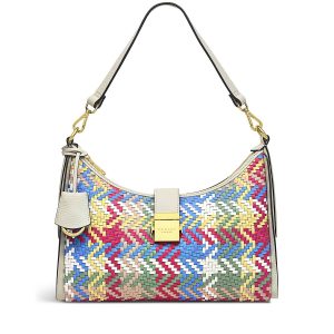 Radley London Sloane Street - Weave Medium Zip-Top Shoulder - Natural- H7905274