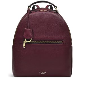 Radley London Witham Road Medium Ziptop Backpack - Burgundy- H7942609