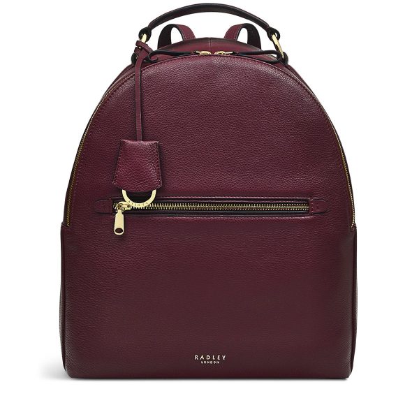 Radley London Witham Road Medium Ziptop Backpack - Burgundy- H7942609
