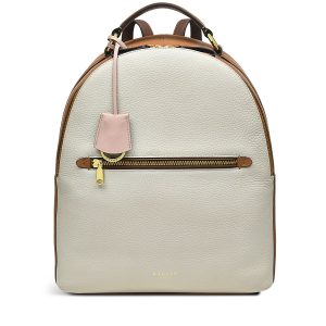 Radley London Witham Road - Colour Block Medium Zip-Top Backpack - Natural- H7945274
