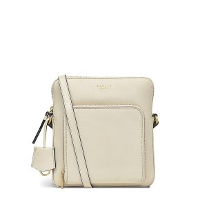 Radley London Redford Close Medium Ziptop Crossbody - White- H8062109