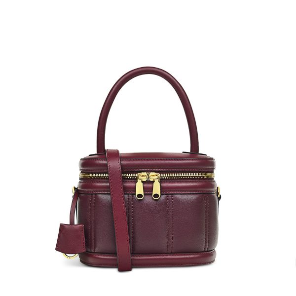 Radley London Harriet Street - Quilt Medium Zip Around Crossbody - Burgundy- H8210609
