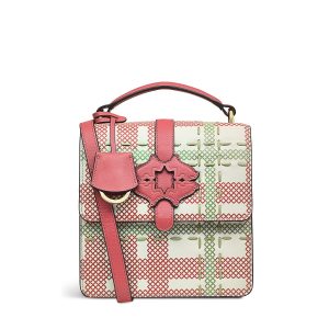 Radley London Heirloom Street - Check Small Flapover Crossbody - Grey- H8223065