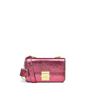 Radley London Hanley Close - Metallic Mini Flapover Crossbody - Pink- H8227651