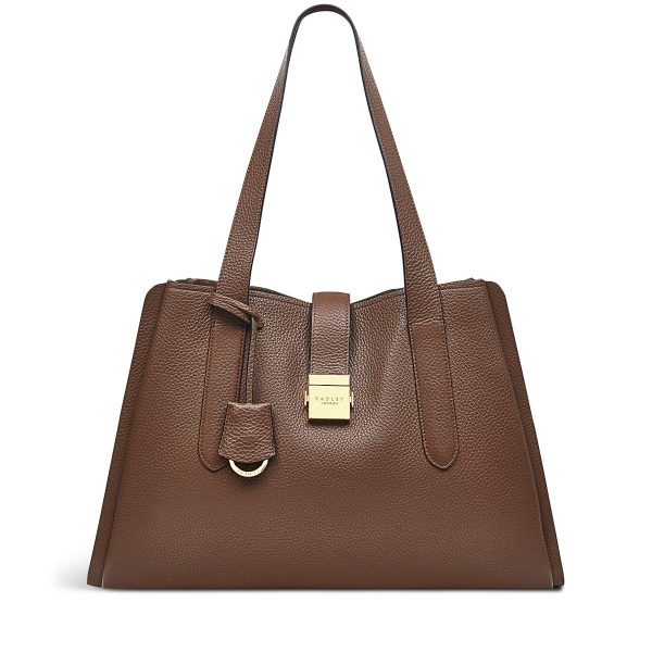 Radley London Sloane Street Large Ziptop Shoulder - Brown- H8231208