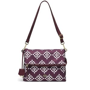 Radley London Radley 24/7 - Wallpaper Small Flapover Crossbody - Burgundy- H8265609