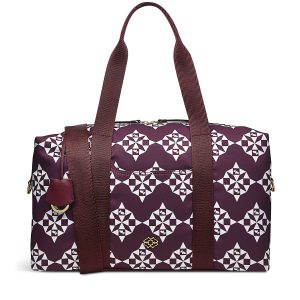 Radley London Radley 24/7 - Wallpaper Medium Ziptop Travel Bag - Burgundy- H8266609