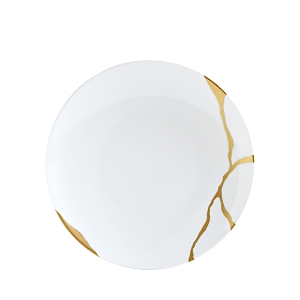 Bernardaud Kintsugi-Sarkis 24K Gold Coupe Salad Plate- 3119898
