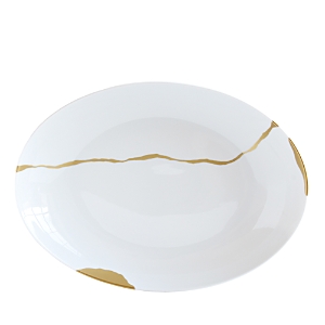 Bernardaud Kintsugi-Sarkis 24K Gold Deep Oval Platter- 3124588