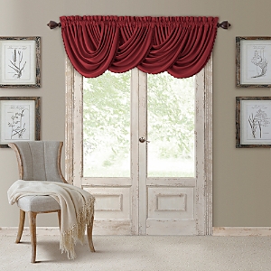 Elrene Home Fashions All Seasons Blackout Waterfall Valance, 52 x 36- 3125678