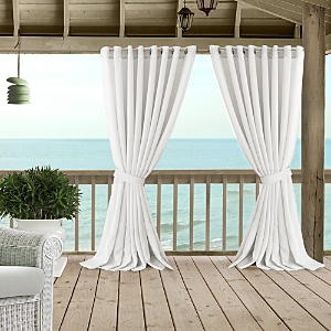 Elrene Home Fashions Carmen Sheer Indoor/Outdoor Tieback Curtain Panel, 114 x 84- 3125832