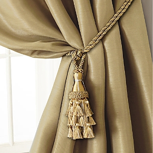 Elrene Home Fashions Charlotte Tassel Curtain Tieback- 3125745