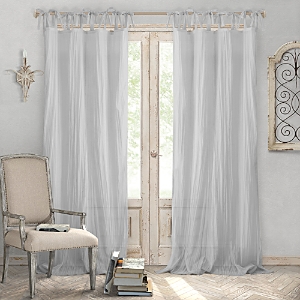 Elrene Home Fashions Jolie Semi-Sheer Pleated Curtain Panel, 52 x 84- 3125792