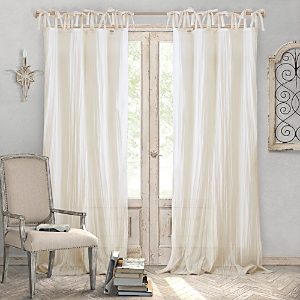 Elrene Home Fashions Jolie Semi-Sheer Pleated Curtain Panel, 52 x 84- 3125792
