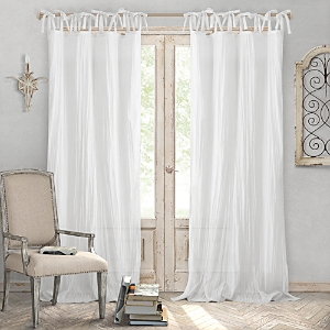 Elrene Home Fashions Jolie Semi-Sheer Pleated Curtain Panel, 52 x 84- 3125792