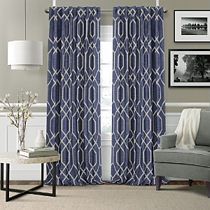 Elrene Home Fashions Devin Textured Geometric Blackout Curtain Panel, 52 x 84- 3125873