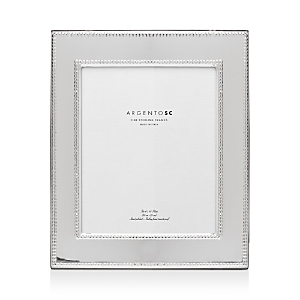 Argento Sc Amira Double-Bead Sterling Silver Frame, 8 x 10- 3183776