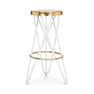 Safavieh Lorna Gold Leaf Barstool- 3400073