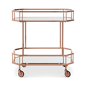Safavieh Silva 2-Tier Octagon Bar Cart- 3399946