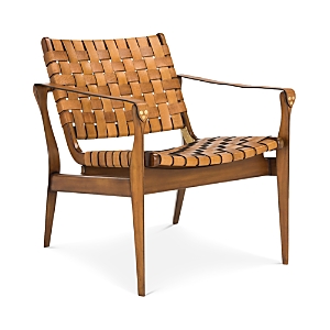 Safavieh Couture Dilan Leather Safari Chair- 3400052
