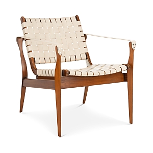 Safavieh Couture Dilan Leather Safari Chair- 3400052