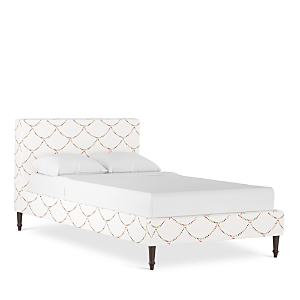 Gray Malin x Cloth & Co. Rowan Full Platform Bed with Fancy Cone Leg- 3416614