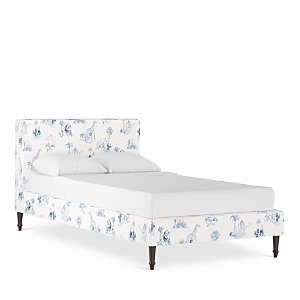 Gray Malin x Cloth & Co. Rowan Full Platform Bed with Fancy Cone Leg- 3416614