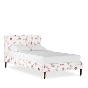 Gray Malin x Cloth & Co. Rowan Full Platform Bed with Fancy Cone Leg- 3416614