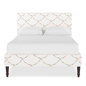 Gray Malin x Cloth & Co. Rowan Queen Platform Bed with Fancy Cone Leg- 3416617