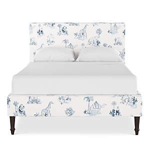Gray Malin x Cloth & Co. Rowan Queen Platform Bed with Fancy Cone Leg- 3416617