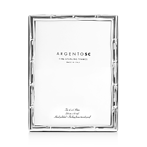 Argento Sc Bamboo Sterling Silver Frame, 4 x 6- 3618963