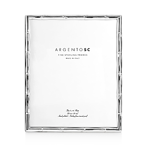 Argento Sc Bamboo Sterling Silver Frame, 8 x 10- 3618965