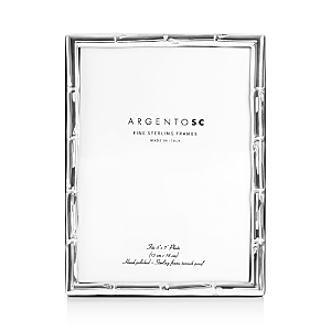 Argento Sc Bamboo Sterling Silver Frame, 5 x 7- 3618964